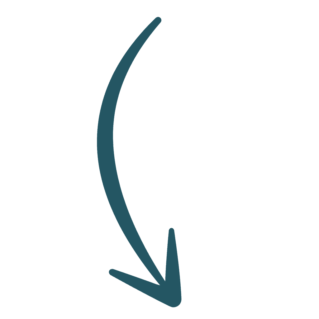 Modern, minimalist design illustration featuring an arrow and geometric shapes.